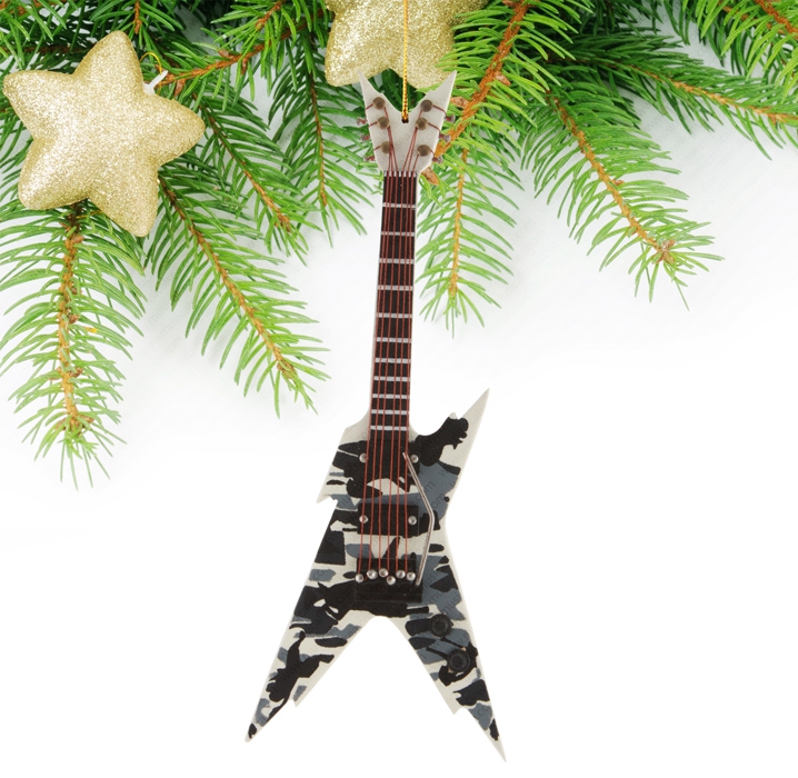 Miniature Camouflage Guitar-TEG16